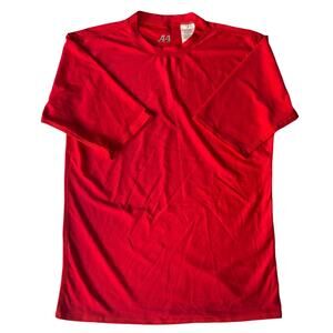 A4 Women’s Short Sleeve T-shirt size L, Solid Red